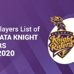 KKR 2020 players list