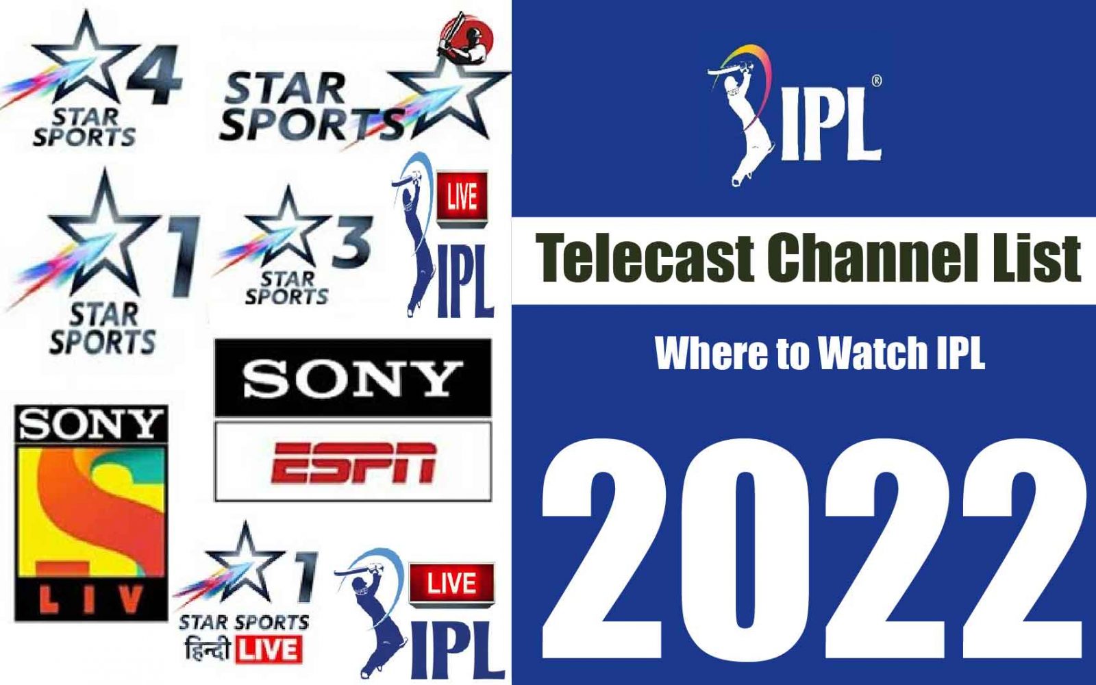 Which channels will IPL 2022 Broadcast rights Full Information
